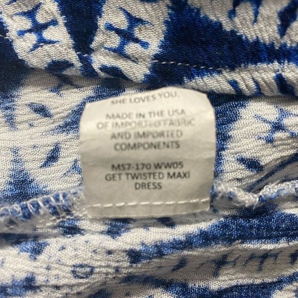 Show Me Your Mumu Get Twisted Maxi Dress Size S - Picture 5 of 11
